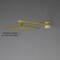Kibi Cube 16 Wall Mounted Shower Arm - Brushed Gold SA1602BG - alternate 2